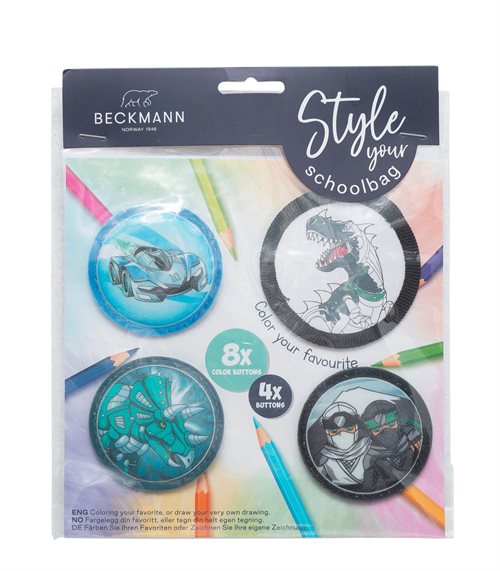 Beckmann Buttons / Badges | Pynt til skoletasken | Hurtig levering | E ...