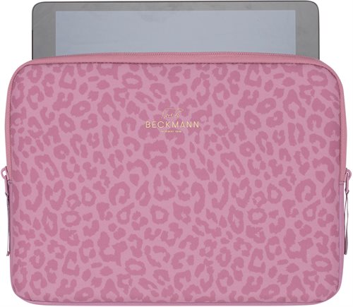 Beckmann Ipad Cover, Furry / Pink mønster
