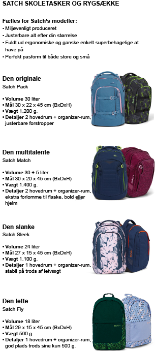 Sovesal ufravigelige Gammel mand Stort udvalg af EastPak, ErgoBag, Satch & Lego tasker ✐ Netuglen